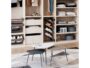 Porta Scarpe Laterale Estraibile mm.460x750x320 Acciaio Verniciato Moka RAL8019 Destra   Emuca - immagine 7